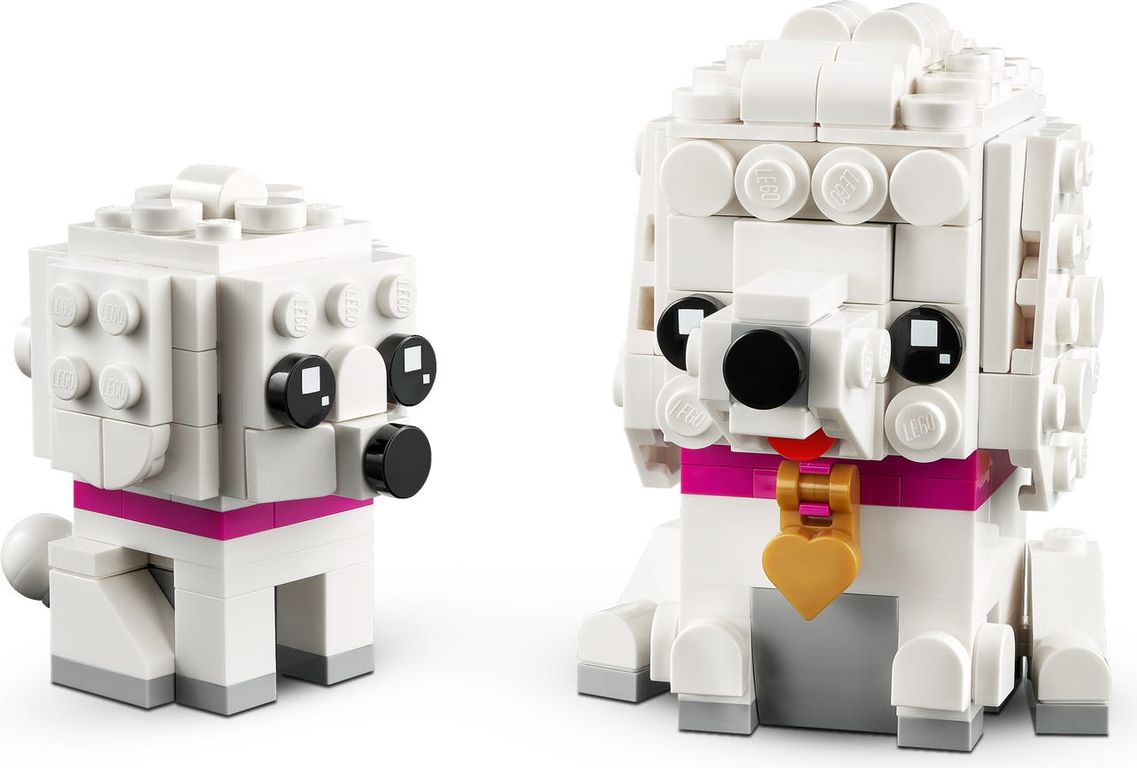 LEGO® BrickHeadz™ Pudel komponenten