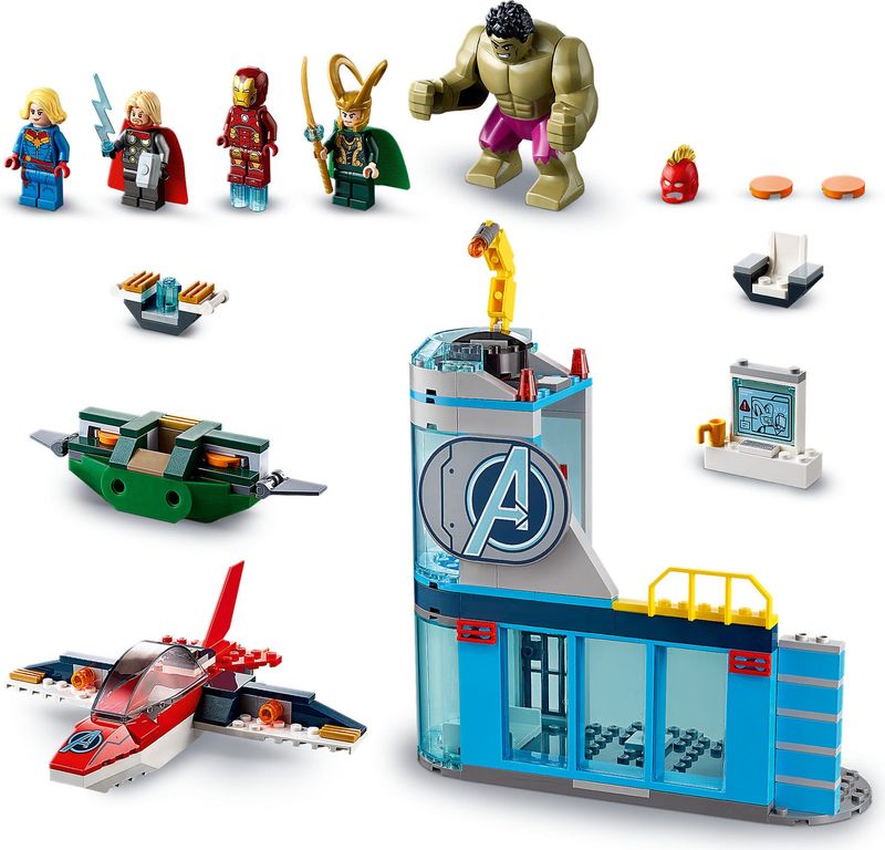 LEGO® Marvel L'ira di Loki degli Avengers componenti