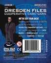 The Dresden Files Cooperative Card Game: Wardens Attack parte posterior de la caja