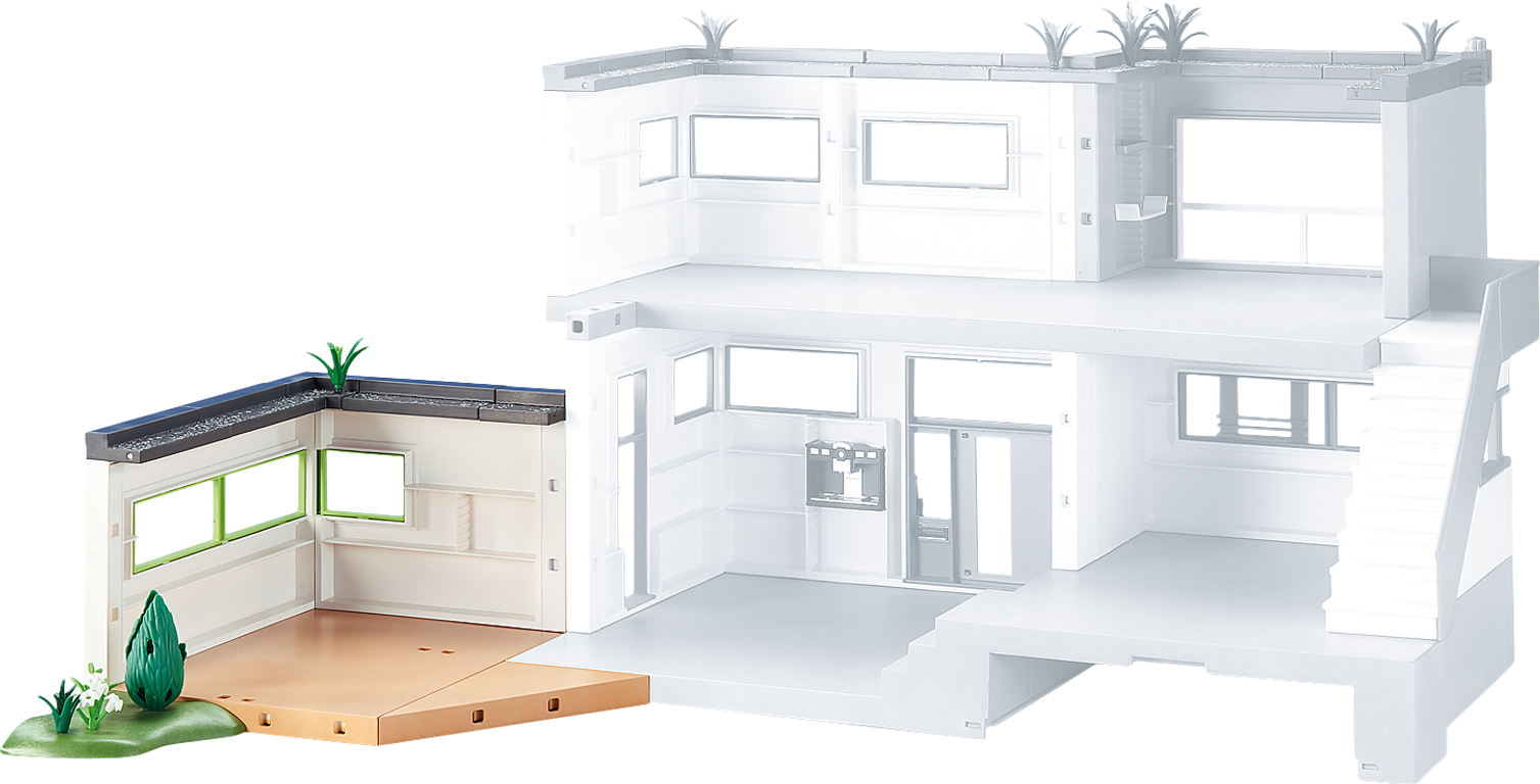 Playmobil® City Life Extension for the Modern Luxury Mansion components