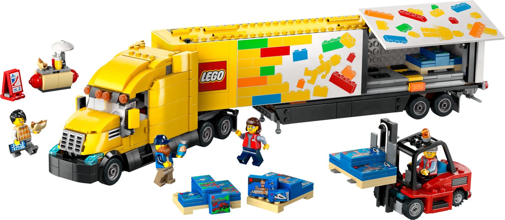 LEGO® City Camion per le consegne giallo componenti