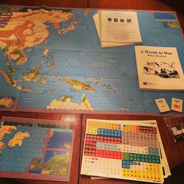 A World at War components