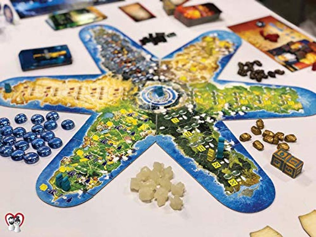 Elf Creek Games Atlantis Rising: Deluxe Components componenti