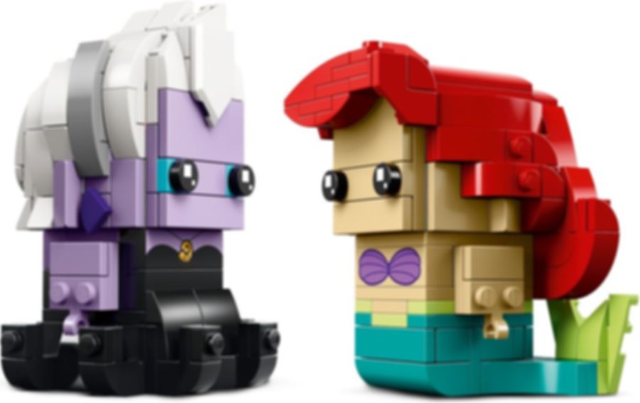 LEGO® BrickHeadz™ Ariel & Ursula components