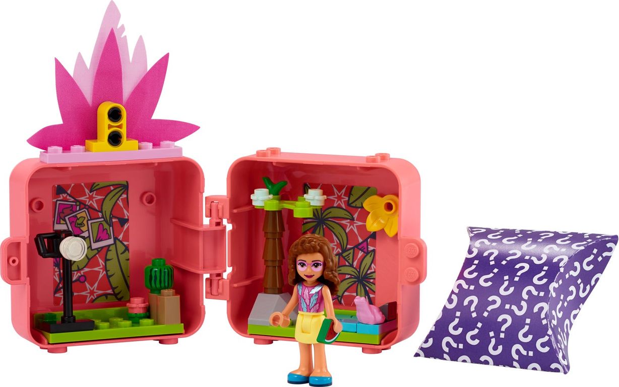 LEGO® Friends Il cubo del Fenicottero di Olivia componenti