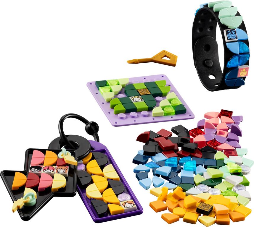 LEGO® DOTS Pack accessori Hogwarts™ componenti