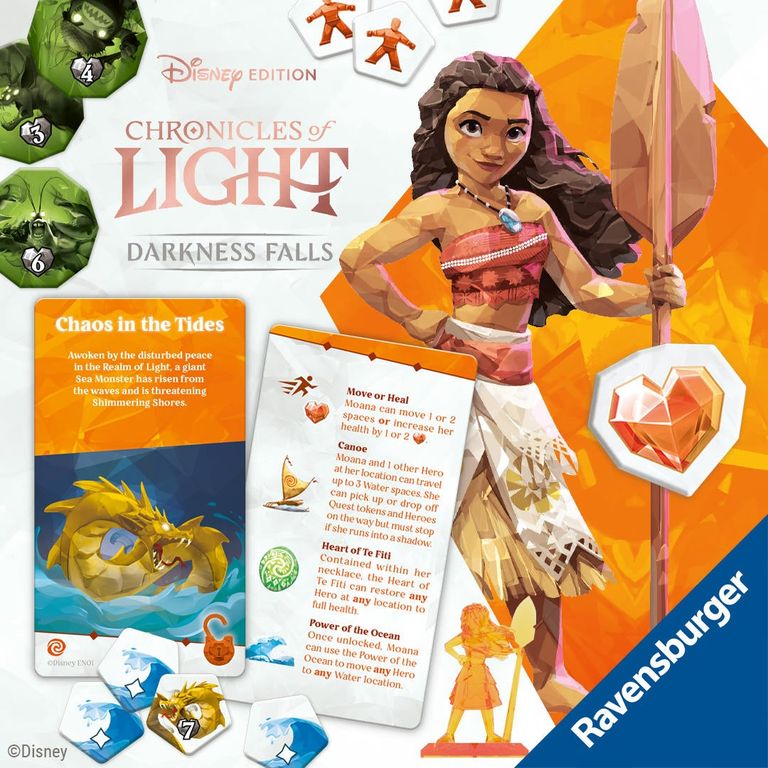 Chronicles of Light: Darkness Falls (Disney Edition) components