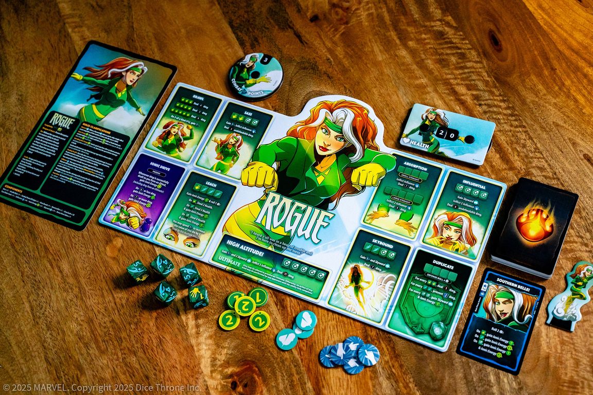 Marvel Dice Throne: X-Men Box 2 components