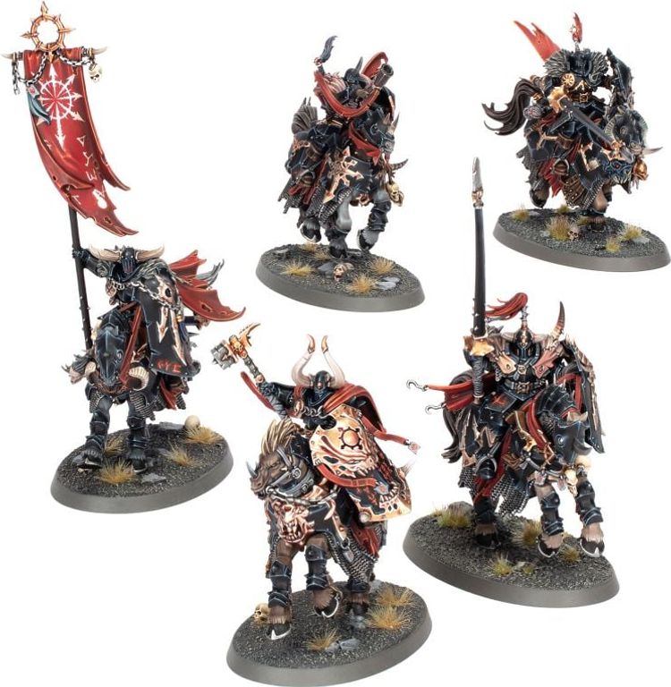Warhammer: Age of Sigmar - Slaves to Darkness: Chaos Knights miniaturas