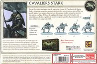 Le Trône de Fer : le Jeu de Figurines - Cavaliers Stark dos de la boîte