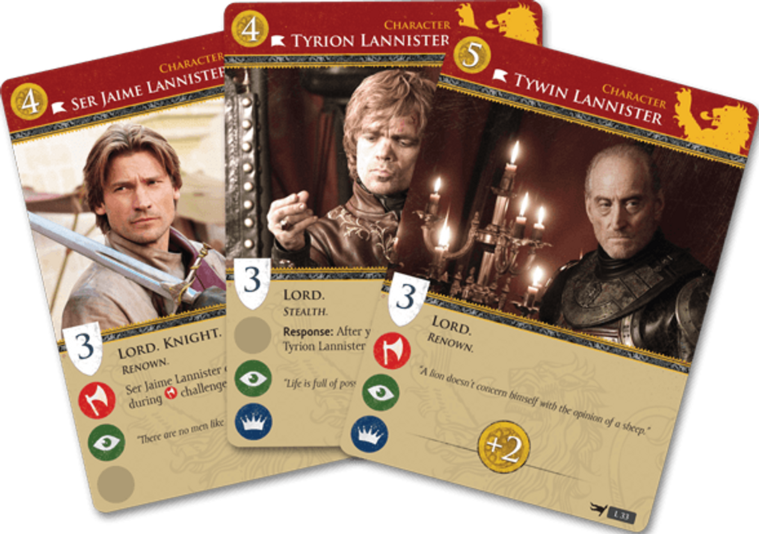 Game of Thrones: The Card Game kaarten