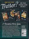 Are You the Traitor? back of the box