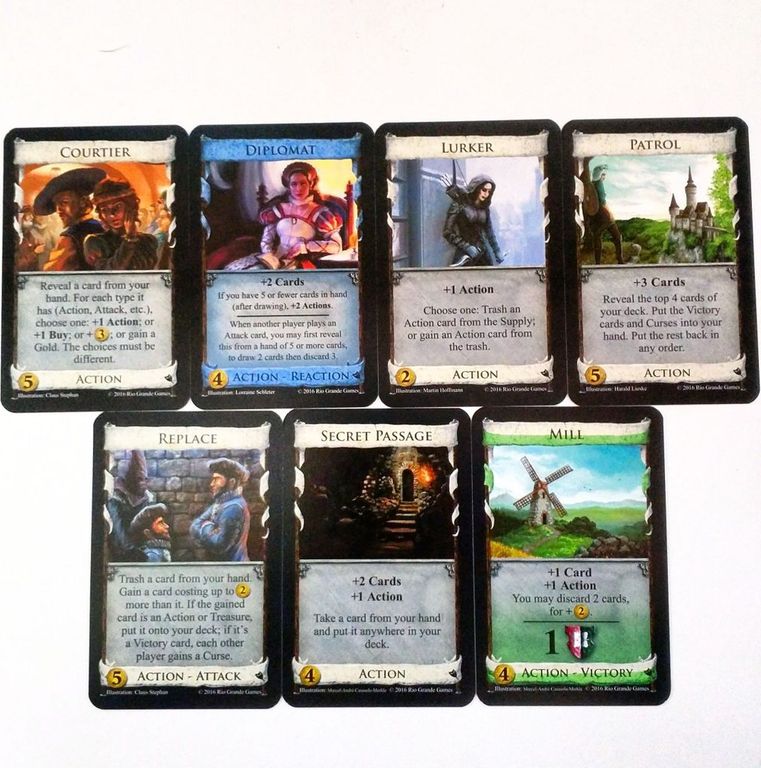 Dominion: Intrigue Update Pack cards