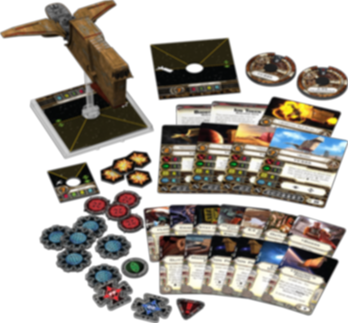 Star Wars: X-Wing Miniaturen-Spiel - Reisszahn Erweiterung-Pack komponenten