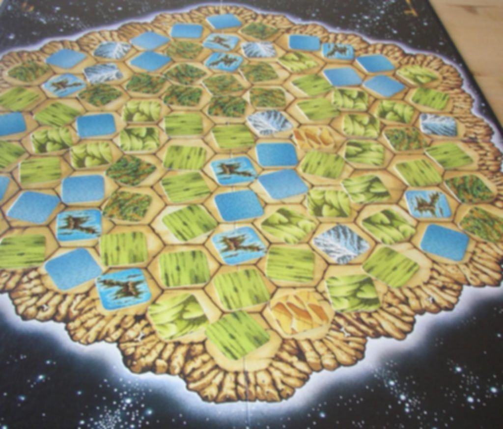 Lords of Creation game board