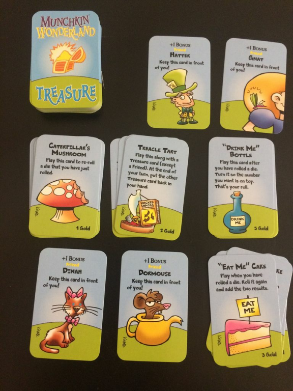 Munchkin Wonderland cards