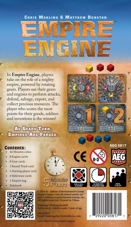 Empire Engine back of the box