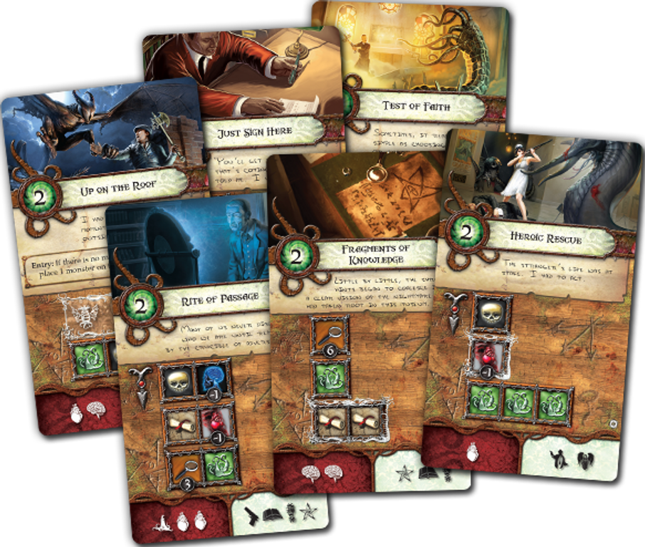 Elder Sign: Unseen Forces kaarten