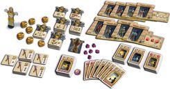 Luxor: The Mummy's Curse components