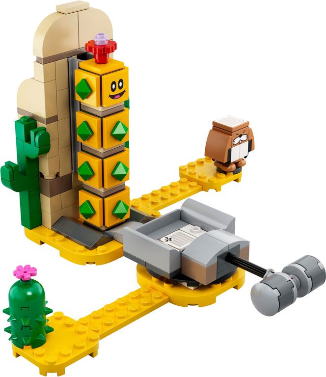 LEGO® Super Mario™ Ensemble d'Extension Désert de Pokey composants