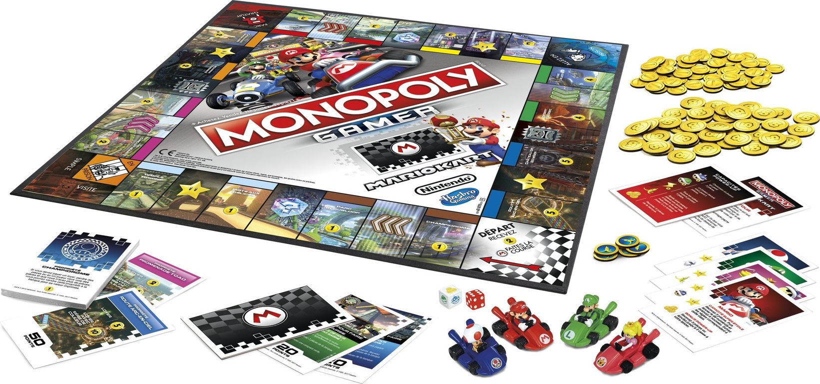 Monopoly Gamer: Mario Kart komponenten