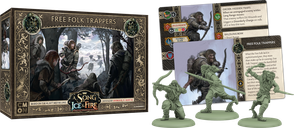 A Song of Ice & Fire: Tabletop Miniatures Game – Free Folk Trappers componenten