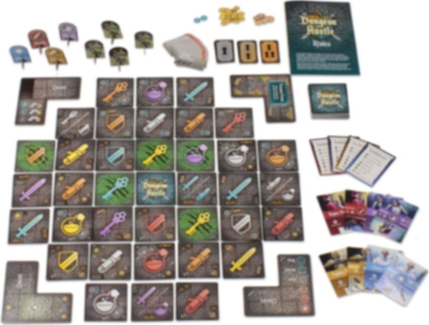 Dungeon Hustle components