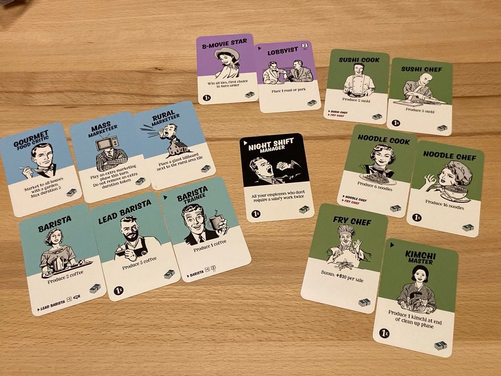 Food Chain Magnate: The Ketchup Mechanism & Other Ideas cards
