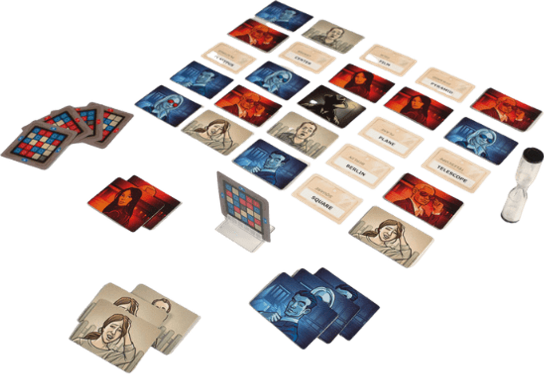 Codenames XXL komponenten