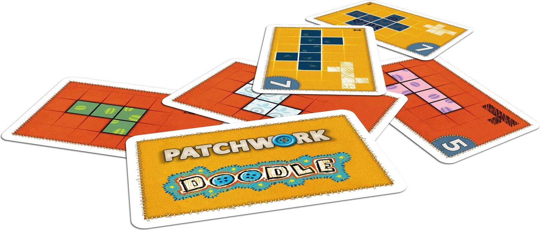 Patchwork Doodle cards