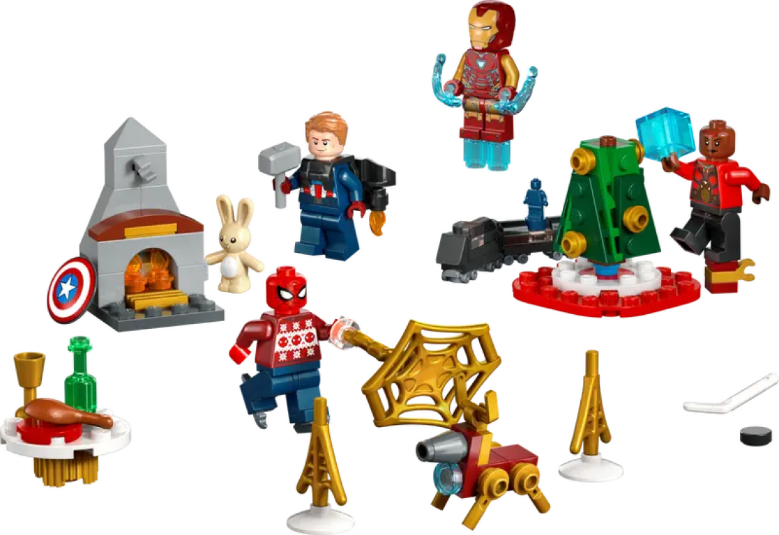 LEGO® Marvel Avengers Advent Calendar 2023 components
