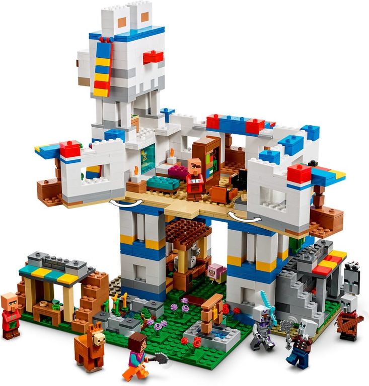 LEGO® Minecraft Das Lamadorf spielablauf