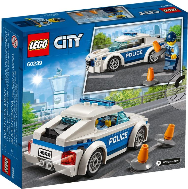 LEGO® City Patrol Car back of the box