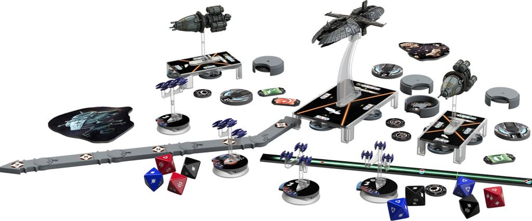 Star Wars: Armada – Separatist Alliance Fleet Starter componenten