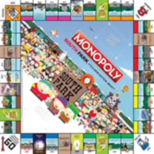 Monopoly South Park game board
