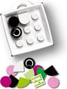 LEGO® DOTS Porte-clés panda composants