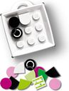 LEGO® DOTS Porte-clés panda composants