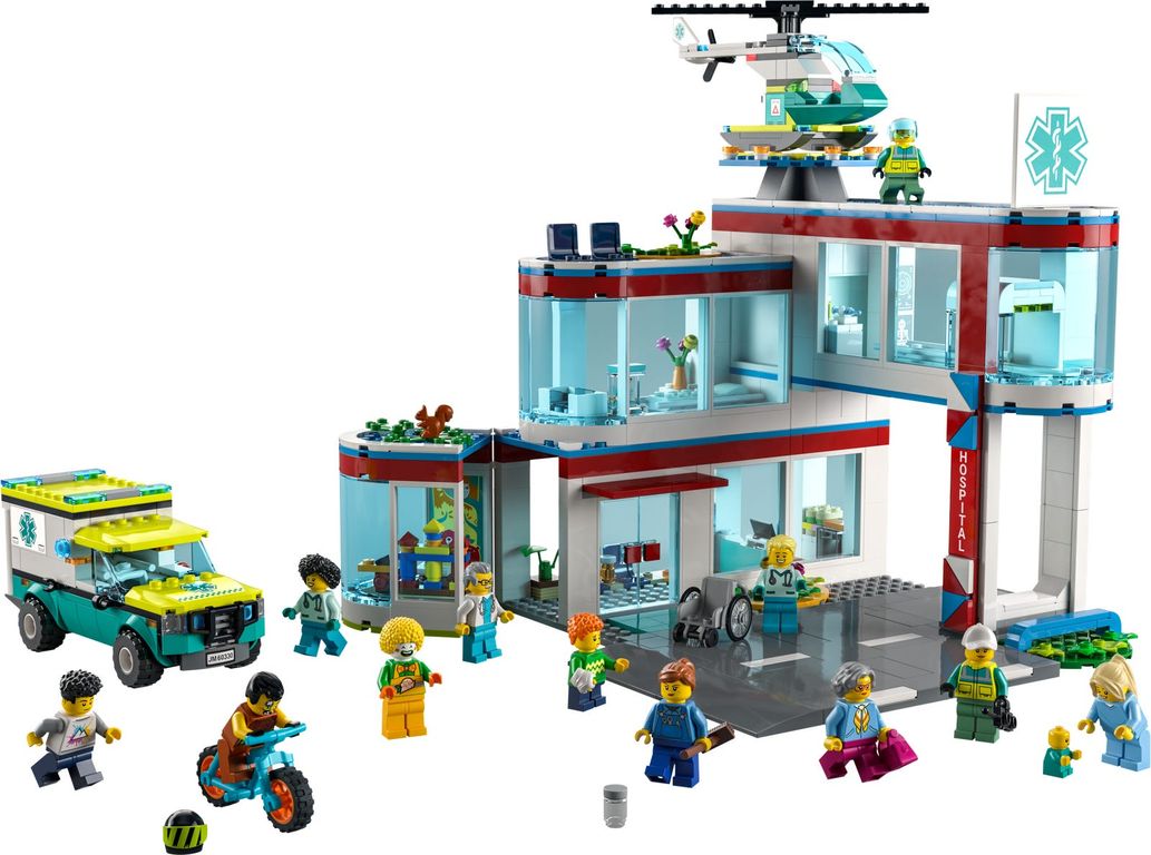 LEGO® City Ziekenhuis componenten