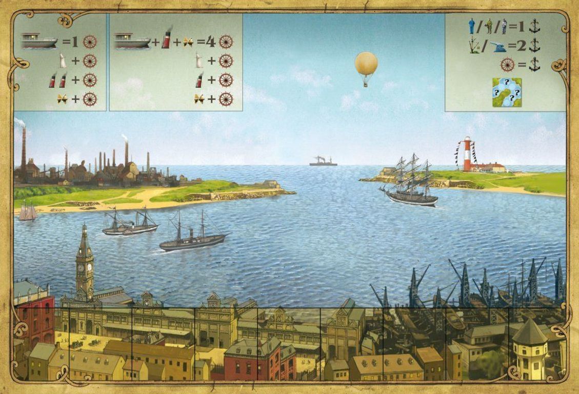 Shipyard game board