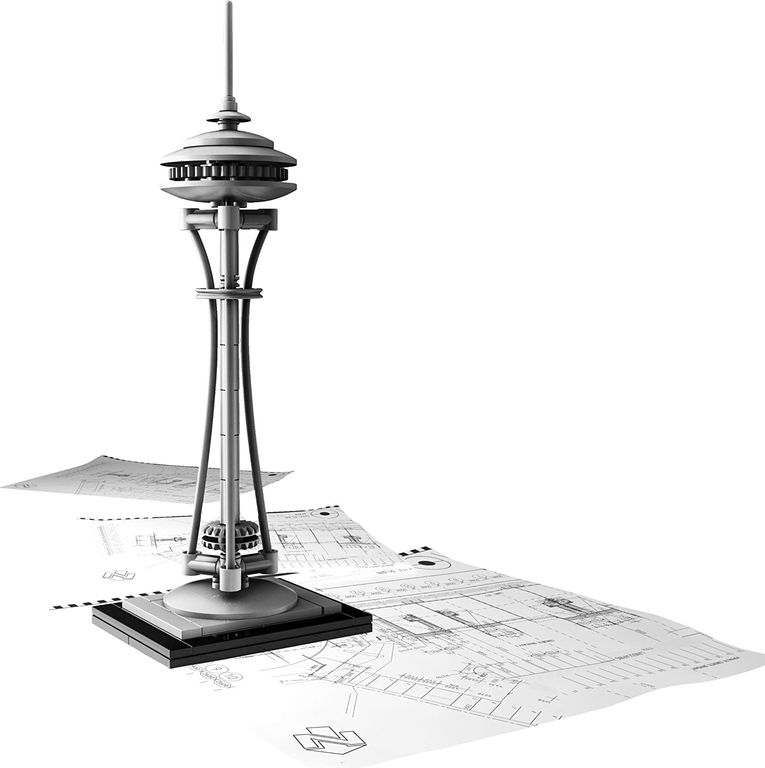 LEGO® Architecture Seattle Space Needle componenten