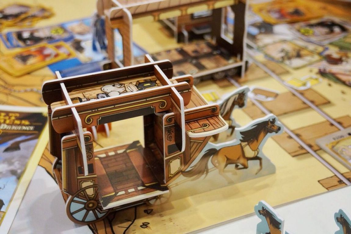 Colt Express: Cavalli e Diligenza componenti