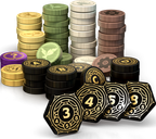 Skyrise: Wooden Token Pack partes