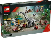 LEGO® Jurassic World Raptor en Titanosaurus opsporingsmissie achterkant van de doos