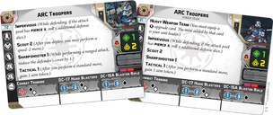 Star Wars: Legion - ARC Troopers Unit Expansion carte