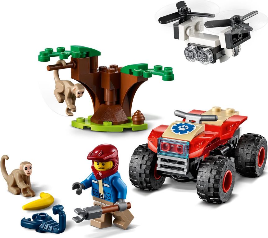 LEGO® City Tierrettungs-Quad spielablauf