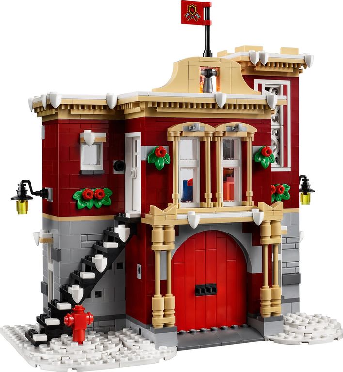 LEGO® Icons La caserne des pompiers du village d'hiver bâtiment