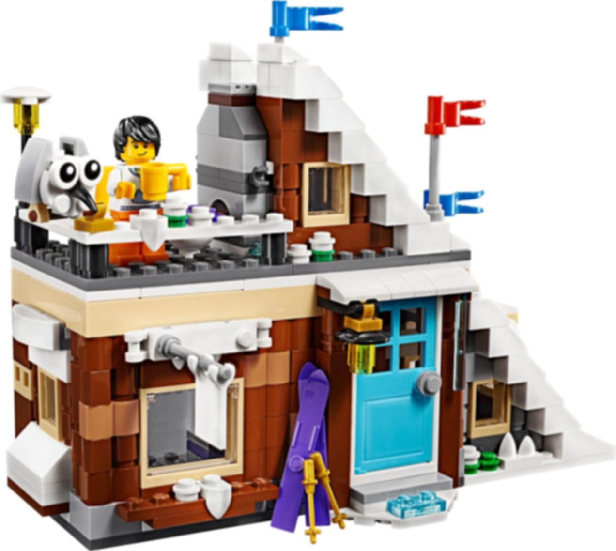LEGO® Creator Refugio de invierno modular jugabilidad
