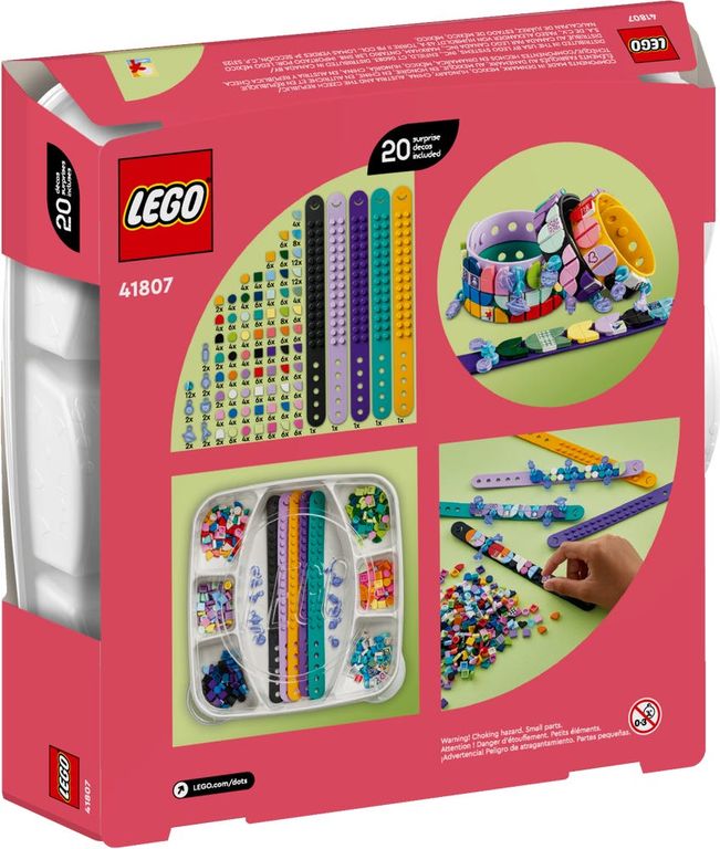 LEGO® DOTS Bracelet Designer Mega Pack back of the box