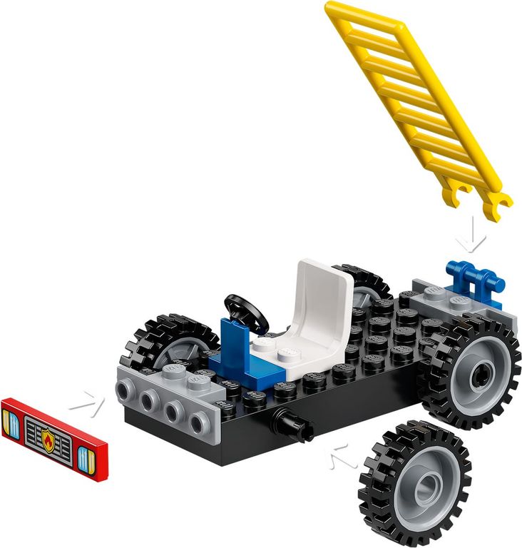 LEGO® Disney La caserne et le camion de pompiers de Mickey et ses amis composants