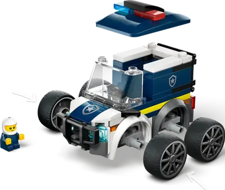 LEGO® City Rides – Police Truck components